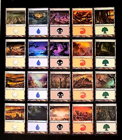 GirlGames - MTG LP SHADOWMOOR PANORAMIC COLLECTOR SET - BASIC LAND 1X EACH - SHM - Image 1