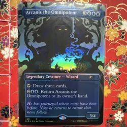 Arcanis the Omnipotent Onslaught Foil Legendary Creature Rare Blue MTG 66 - Image 1
