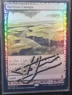 MTG FOIL HORIZON CANOPY SHADOW SIGNED BY ARTIST Zendikar Expeditions - Image 1