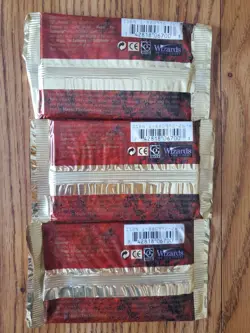 MAGIC THE GATHERING Lot of Three (3) 4TH EDITION Factory Sealed Booster Packs - Image 2