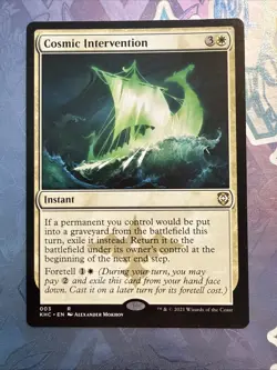 Cosmic Intervention MTG Commander: Kaldheim Regular NM - Image 1