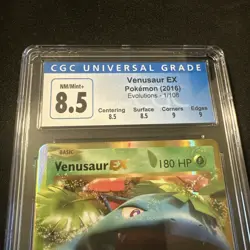 Pokemon TCG 2016 XY Evolutions | Venusaur EX Holo Ultra Rare 1/108 | CGC 8.5 - Image 2