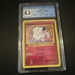 Pokemon TCG 2016 XY Evolutions Clefairy Holo Rare 63/108 | CGC 8.5 - Image 1