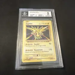 Pokemon TCG 2016 XY Evolutions 42/108 Zapdos Holo | BGS 8 - Image 1