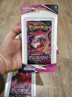 Pokemon Artset 4 Boosters Blister Poing de Fusion Neuf Scelle FR Fra. Art set - Image 4