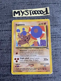 Carte Pokemon Kapoera 22/75 Neo Discovery Wizards Francais Occasion - Image 1