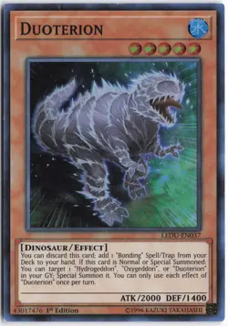 Yugioh - Duoterion LEDU-EN037 1st Edition - Legendary Duelists - Image 1