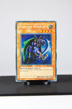 Yu-Gi-Oh! Panther Warrior CT2-EN006 Limited Edition! Secret Rare MP - Image 1