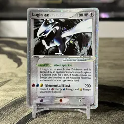 Pokemon Lugia EX Holo Card #105/115 Unseen Forces 2005 English - Image 1