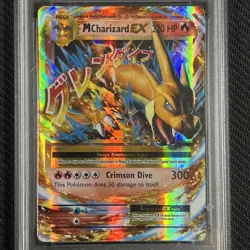 M Charizard EX 13/108 PSA 9 XY Evolutions English Pokemon TCG CCG - Image 3