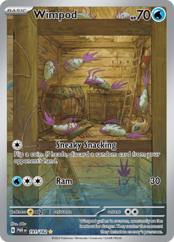 Pokemon TCG Wimpod 191/182 Illustration Rare Paradox Rift NM/M - Image 1