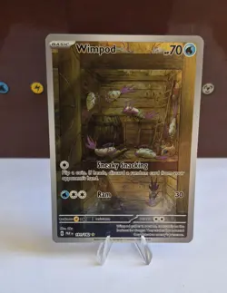 Pokemon TCG: Wimpod Illustration Rare Card Paradox Rift 191/182 - NM/M - Image 1