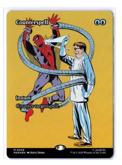 Counterspell FOIL FULL ART NM/M MTG Spiderman Magic Card Marvel - Image 1