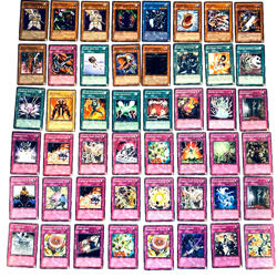 Lot of 48 Vintage YuGiOh Vintage Trading Cards Short Print & Commons - Image 1