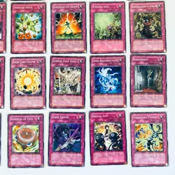 Lot of 48 Vintage YuGiOh Vintage Trading Cards Short Print & Commons - Image 4