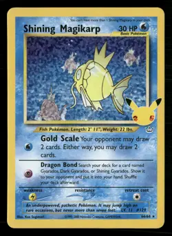 2021 Pokemon Celebrations 66/64 Shining Magikarp Holo Rare - Image 1