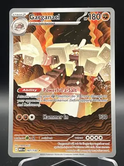 Garganacl 147/132 NM Illustration Rare Holo Mega Evolutions Pokemon Card TCG - Image 1