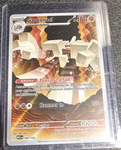Pokemon TCG Garganacl 147/132 Mega Evolutions Illustration Rare Card - Image 1