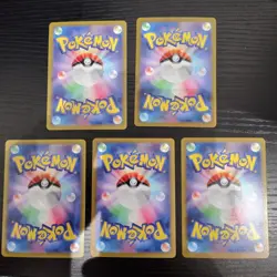 Lotto Bulk 5 Carte Ex Jap Pokemon- No V Vintage Holo - Rare Full Art Alternative - Image 5