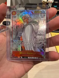 ONE PIECE Card Game Silvers Rayleigh Manga Alt Art OP08-118 Two Legends English - Image 1