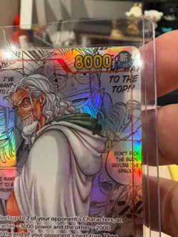 ONE PIECE Card Game Silvers Rayleigh Manga Alt Art OP08-118 Two Legends English - Image 3
