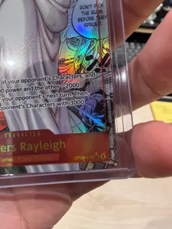 ONE PIECE Card Game Silvers Rayleigh Manga Alt Art OP08-118 Two Legends English - Image 4