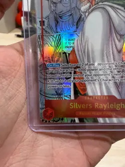 ONE PIECE Card Game Silvers Rayleigh Manga Alt Art OP08-118 Two Legends English - Image 5