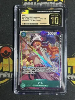Nami CGC Pristine 10 Premium Collection One Piece Card Japanese - Image 1