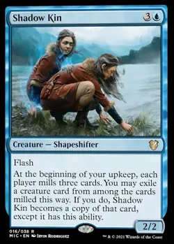 1 x Shadow Kin - Commander: Innistrad: Midnight Hunt - Light Play - MTG - Image 1