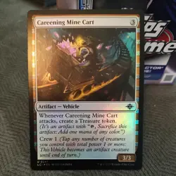Careening Mine Cart The Lost Caverns of Ixalan Foil - Image 1