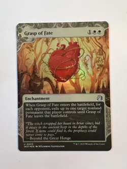 Grasp of Fate - FOIL SHOWCASE - MTG Wilds of Eldraine: Enchanting Tales - NM - Image 1
