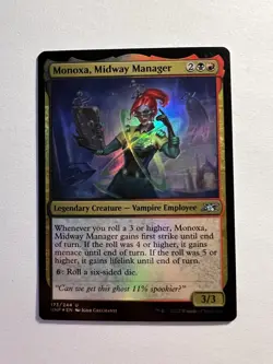Monoxa, Midway Manager - FOIL - MTG Unfinity - NM - Image 1