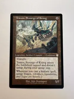 Traxos, Scourge of Kroog - RETRO FRAME - MTG The Brothers' War: Commander - NM - Image 1