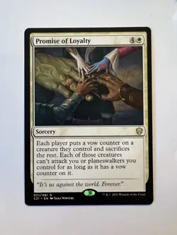 Promise of Loyalty - MTG Commander 2021 - NM - Image 1