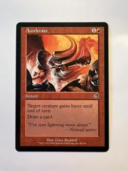 Accelerate - MTG Torment - NM - Image 1