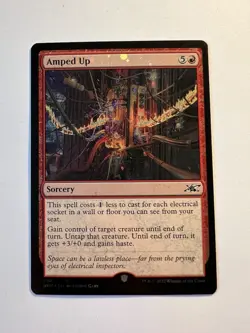 Amped Up - GALAXY FOIL - MTG Unfinity - NM - Image 1
