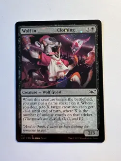 Wolf in ________ Clothing - GALAXY FOIL - MTG Unfinity - NM - Image 1