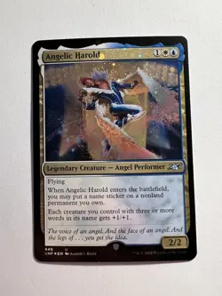 Angelic Harold - GALAXY FOIL - MTG Unfinity - NM - Image 1