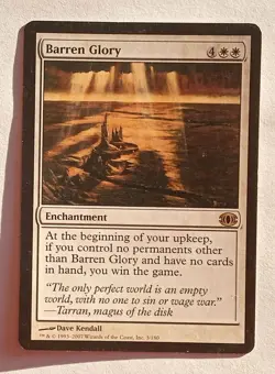 Magic MTG - Barren Glory - Future Sight - LP - Image 1