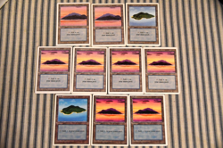 Magic the Gathering - VIntage - Island Land Mana - Revised 4th Edition - 10x - Image 1