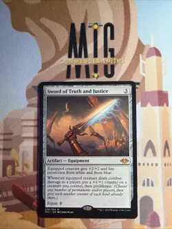 Sword of Truth and Justice 🔥 NonFOIL 🔥 MTG NM (229) Modern Horizons MH1 - Image 1