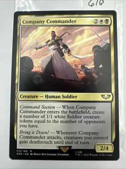 MTG - Company Commander - Warhammer 40K Commander - Image 2