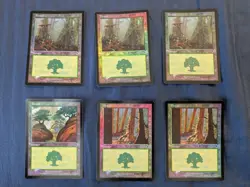 12x FOIL Forest Mana Lot Invasion - LP - MTG - Magic the Gathering - Image 3