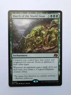 MTG March of the World Ooze (DFT) Aetherdrift Regular Mythic 169 - Image 1
