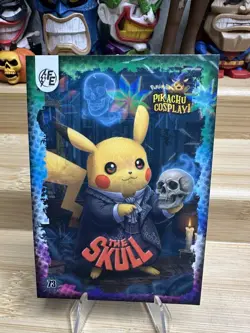 The Skull (Pikachu) #73 Galaxy Holo Pokemon Pikachu Cosplay - Image 1
