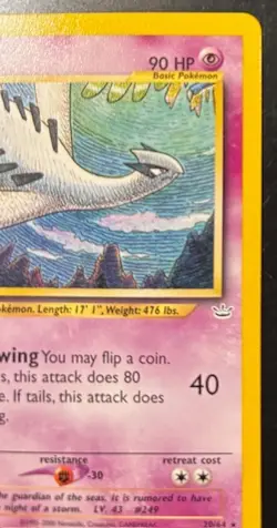 2001 Pokemon TCG Lugia 20/64 Neo Revelation Regular Ungraded 2 Available - Image 4
