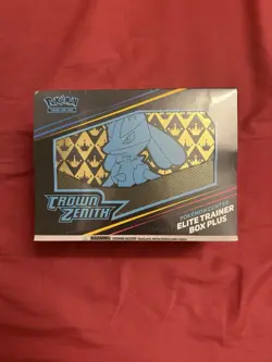 Crown Zenith Pokemon Center Elite Trainer Box Plus ETB Factory Sealed - Image 1