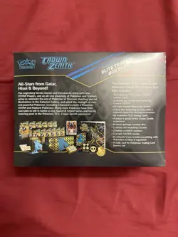 Crown Zenith Pokemon Center Elite Trainer Box Plus ETB Factory Sealed - Image 2