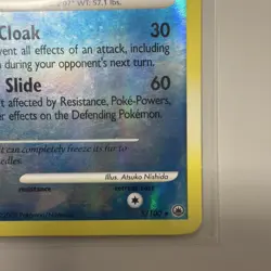 Glaceon LV.44 Reverse HOLO Majestic Dawn Pokemon TCG 5/100 LP Raw Ungraded - Image 4