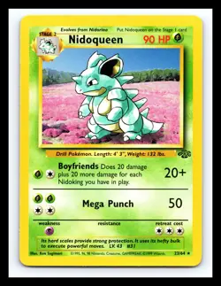 💥 Nidoqueen | Pokemon TCG 1999 | (Jungle Set) Non Holo Vintage # 23/64 - Image 1